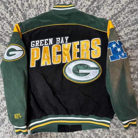 Green Bay Packers Varsity Jacket - Black and Green - Picture 1 of 7